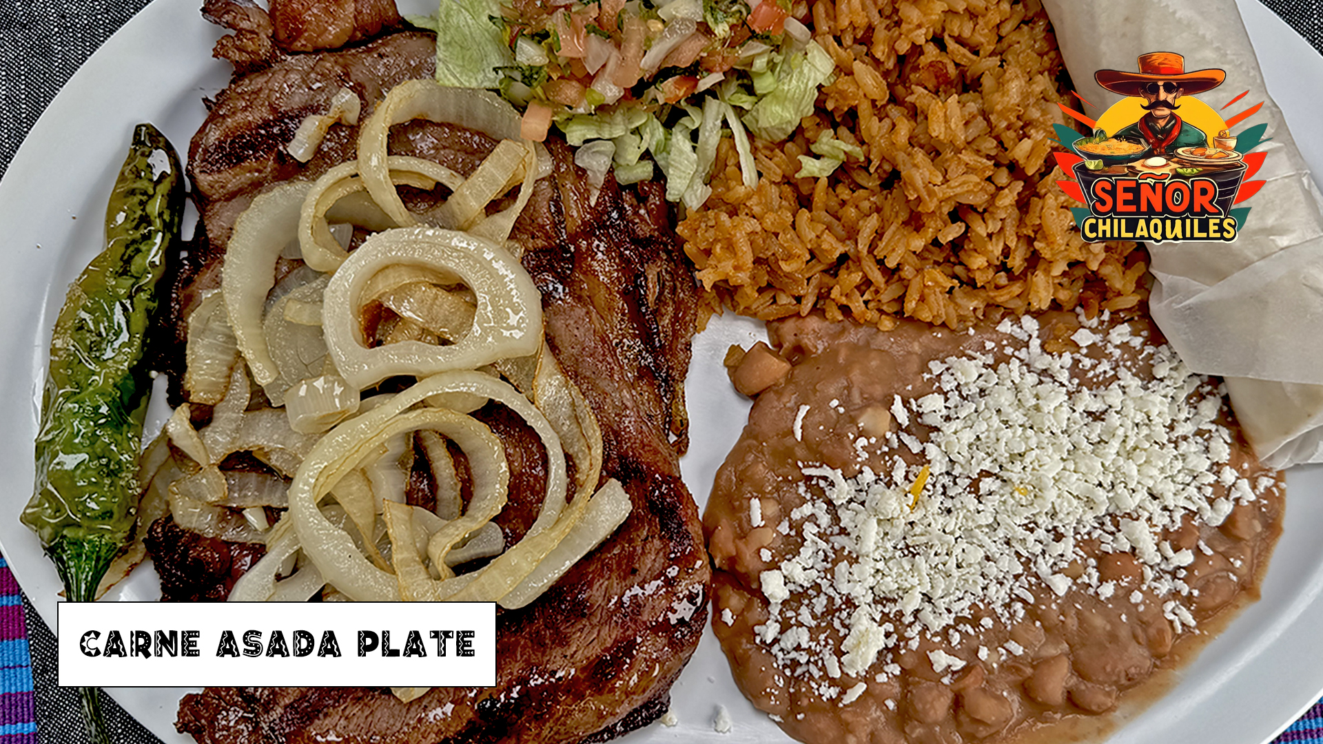 Carne Asada Plate